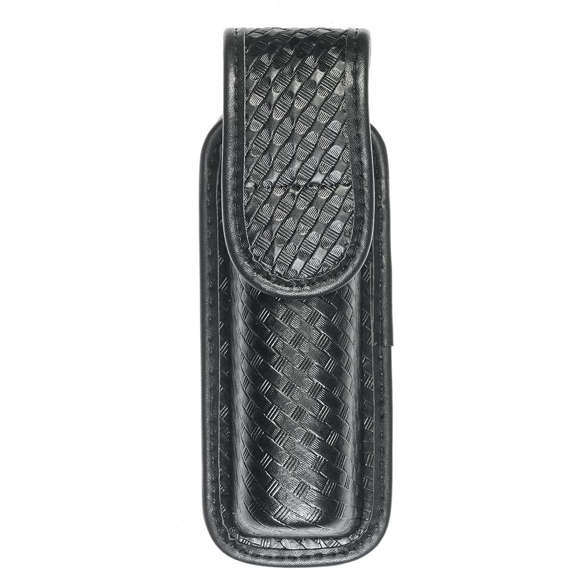 Photo 1 of SdTacDuGe Molded OC/Mace Spray Pouch for Duty Belt, OC Spray Holder Pouch with Removable Top Cover and Hidden Snap,Top Flap Police Duty OC Pepper Spray Holder MK3 or MK4 and Similar Basketweave