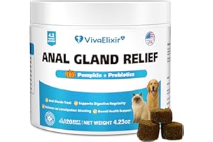 VIVAELIXIR Cat Constipation Relief - Chewable Tablets - with Pumpkin, Psyllium Husk, Prebiotics & Probiotics - Supports Gut Hydration, Bowel Regularity & Immune Health - 120 Tablets