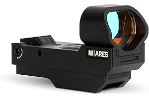 Monstrum Ares Open Reflex Red Dot Sight for Rifles and Long Guns | with Shake Awake Illumination