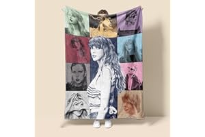 YGBRAND Music Fans Soft Flannel Blanket Album Inspired Plush Gift Merch for Music Lover Women Girls Lightweight Warm Party Decor for Couch Sofa Blanket Poster (D, 51 * 40IN)