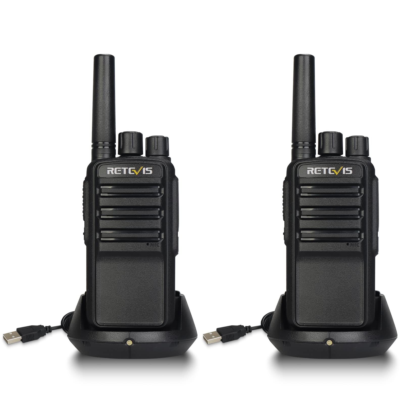 Retevis NR610 Walkie Talkies for Adults 158 * 57 * 33mm, AI Noise Reduction Type-C for Hiking/Mountain/Climbing