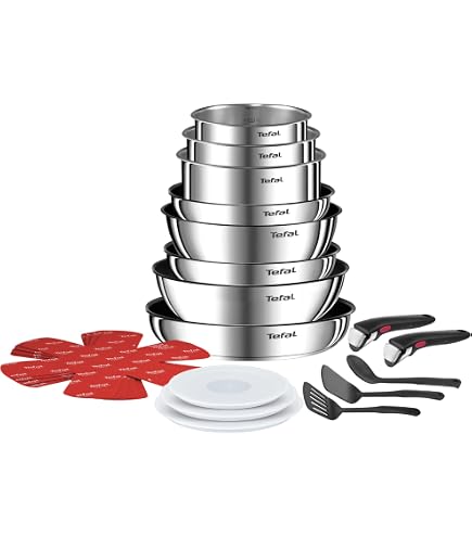 Amazon.com: TEFAL Ingenio Set of 3 Saucepans 16/20 cm + Removable