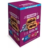 Natures Bakary Blueberry and Raspberry Flavors Fig Bars, 32 Twin Packs | Real Fruit &amp; Whole Grains, Great for School, Work and Travel
