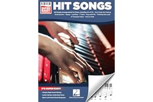 Hit Songs - Super Easy Songbook | Easy Piano Sheet Music for Beginners | 60 Pop and Rock Songs with Right-Hand Melodies, Lett