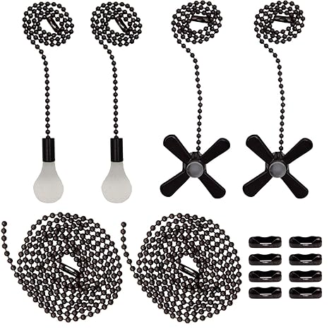 Aiigou Ceiling Fan Pull Chain Set Lighting Accessories 13 6 Inches