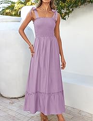 ZESICA Women's 2025 Summer Boho Spaghetti Strap