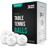 PRO-SPIN Ping Pong Balls - 3-Star Premium White Table Tennis Balls | High-Performance 40+ ABS Professional Quality