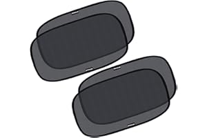 Enovoe Car Window Shade for Baby - (4 Pack) - XL - 25" x 16" - Cling Car Sun Shade for Windows - Sun, Glare and UV Rays Protection for Your Child