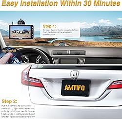 AMTIFO Wireless Backup Camera Touch Key - 5 Inch