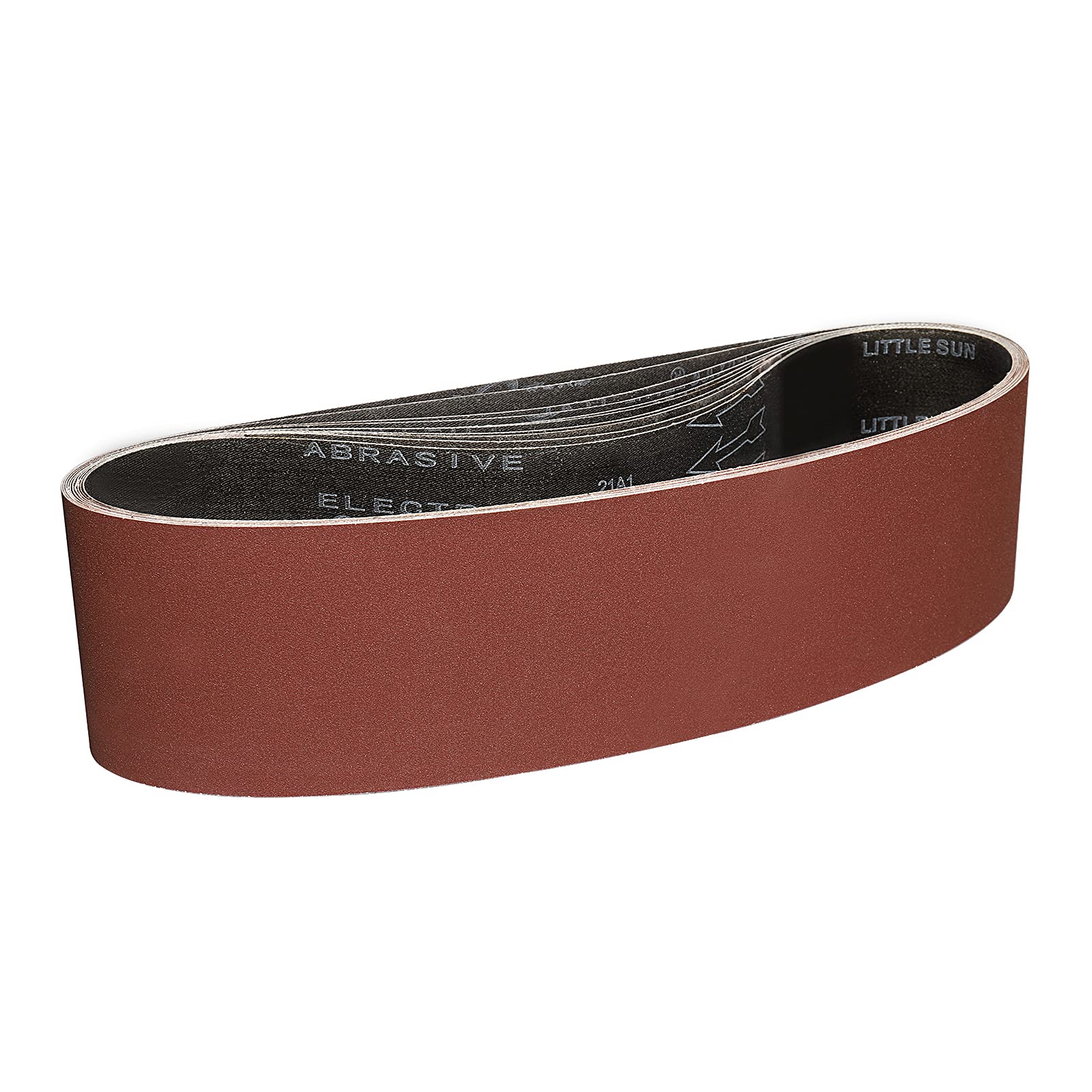 Sruhrak 100X915 mm Abrasive Sanding Belt Set - 10 Pack 180 Grits Sandpaper Belts for Portable Belt Sander — image 1