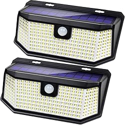 Aootek Solar Lights Outdoor 182 LEDs 2500Lm Solar