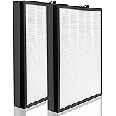 HODSEUKIN Replacement H14 True HEPA Filter Compatible for Puro 400 Air Purifier, 4-Stage Filtration Activated carbon,2-Pack