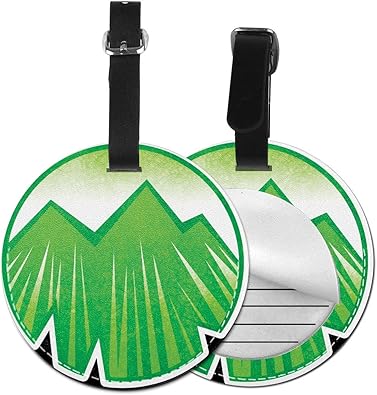 Amazon Orain ネームタグ要素 アイコン 地球 ラゲージタグ荷物タグ レザー 円形 紛失防止 出張 旅行用 スーツケース シューズ バッグ