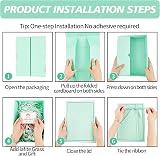 XWCHASA Gift Boxes Textured Box Set with Lid Ribbon Card Mint Green view 3