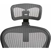 Engineered Now The Original Headrest for The Herman Miller Aeron Chair (Graphite, HW)