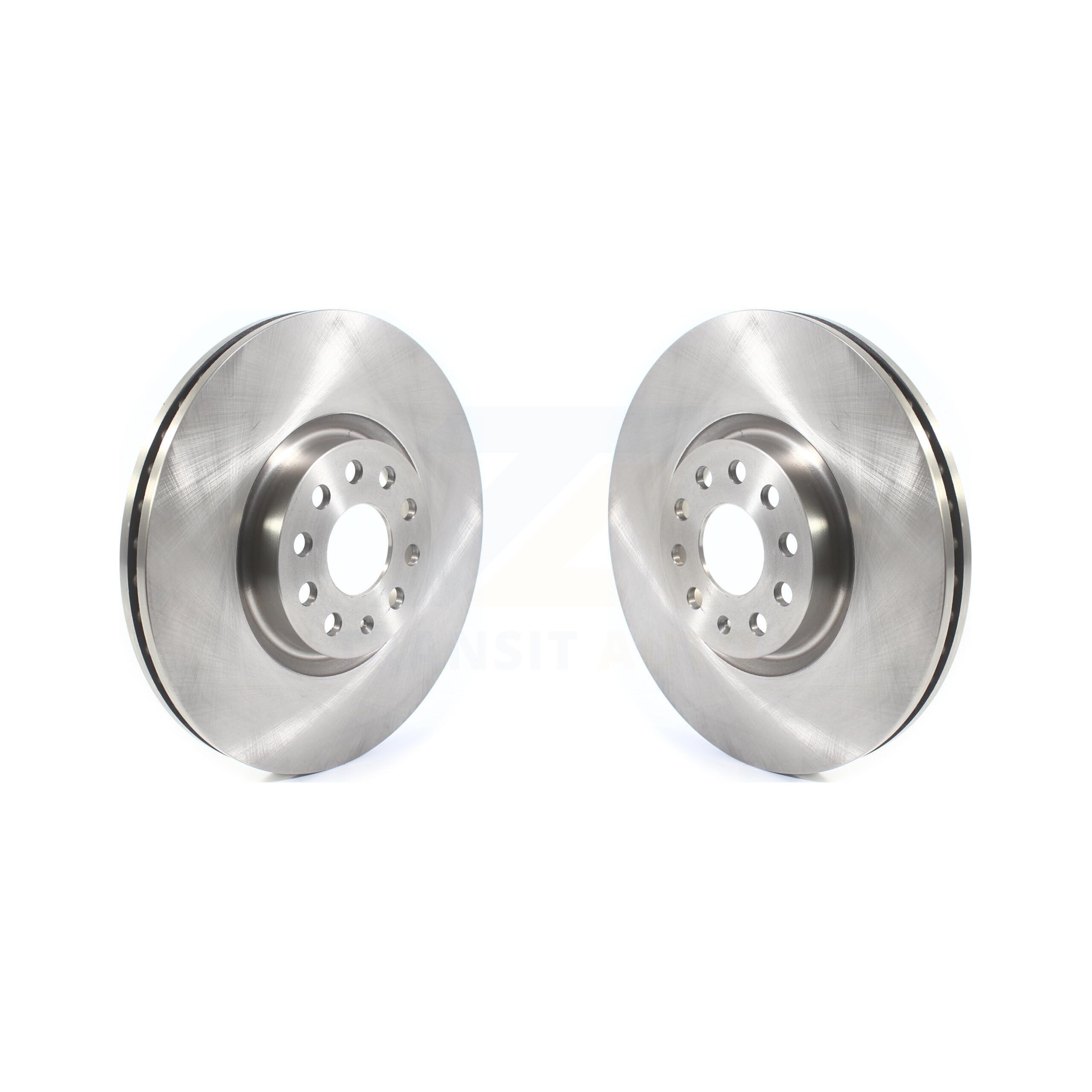 Front Disc Brake Rotors Pair Replacement For