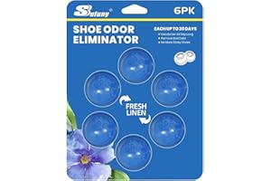 Sufuny Shoe Deodorizer Balls Sneaker Deodorizers Balls Odor Eliminating for Shoes 6 Packs