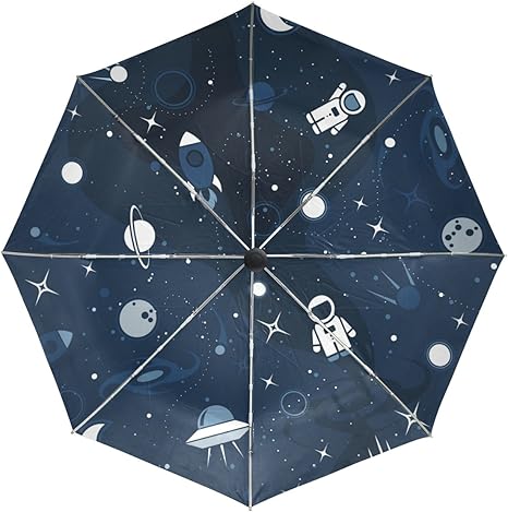 Amazon ミヤビヤ ワンタッチ 折り畳み傘 宇宙柄 銀河柄 天体柄 惑星柄 星空柄 ネイビー たたみ ロケット ビニール スペース 60cm 可愛い 紺色 日用雑貨 グッズ きっず 内側 うちがわ 贈り物 ミヤビヤ 折りたたみ傘 通販