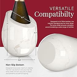 Homeries Marble Wine Chiller Bucket - Wine