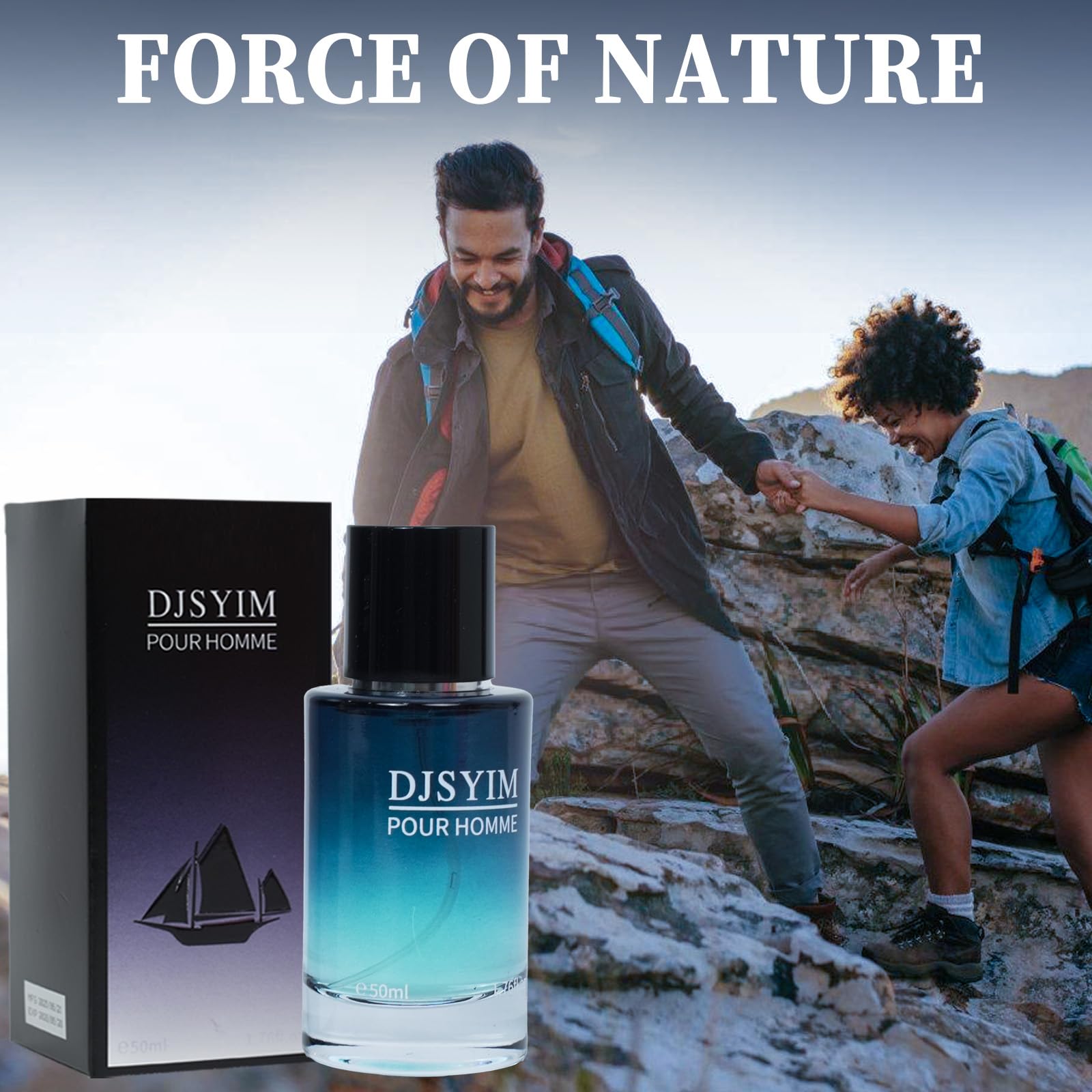 DJSYIM cologne perfumes for men Cologne for Men, Personal FragranceApple fragrance, men's perfume long-term spray, 1.7ounce portable design