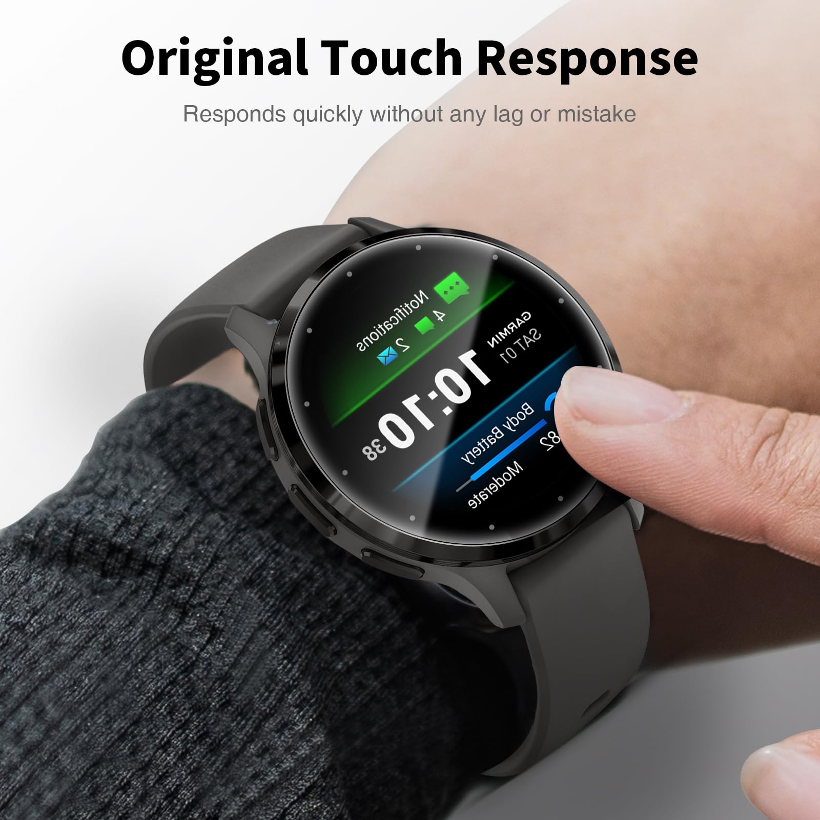 LK 6 Pack for Garmin Venu 3s Screen Protector 41mm - Anti-Scratch, Self-Healing Soft TPU Screen Protector for Garmin Venu 41mm, Bubble Free, HD Transparent, Touch Sensitive