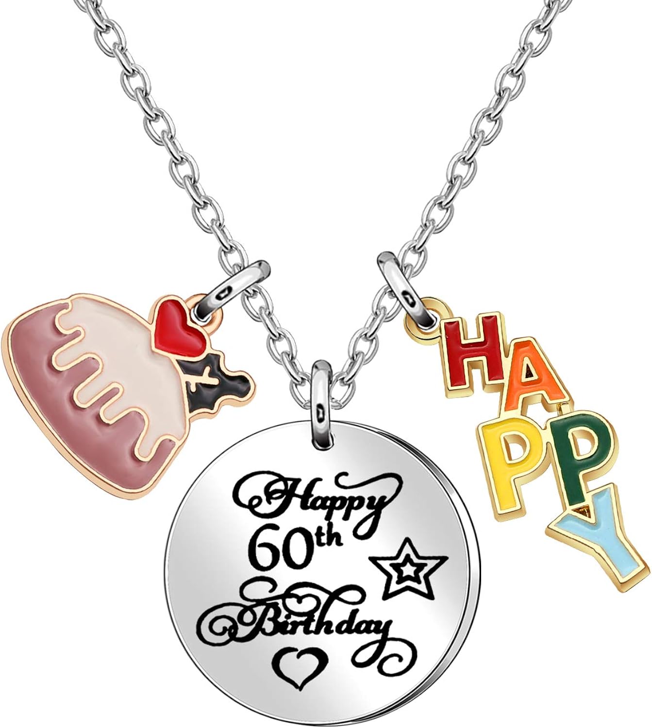 Tibond Birthday Necklace for 10th 13th 20th 21st 25th 30th 40th 50th