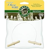 Fantes Cheese Wire Cheese Slicer, Stainless Steel, 12-Inches Long, The Italian Market Original since 1906