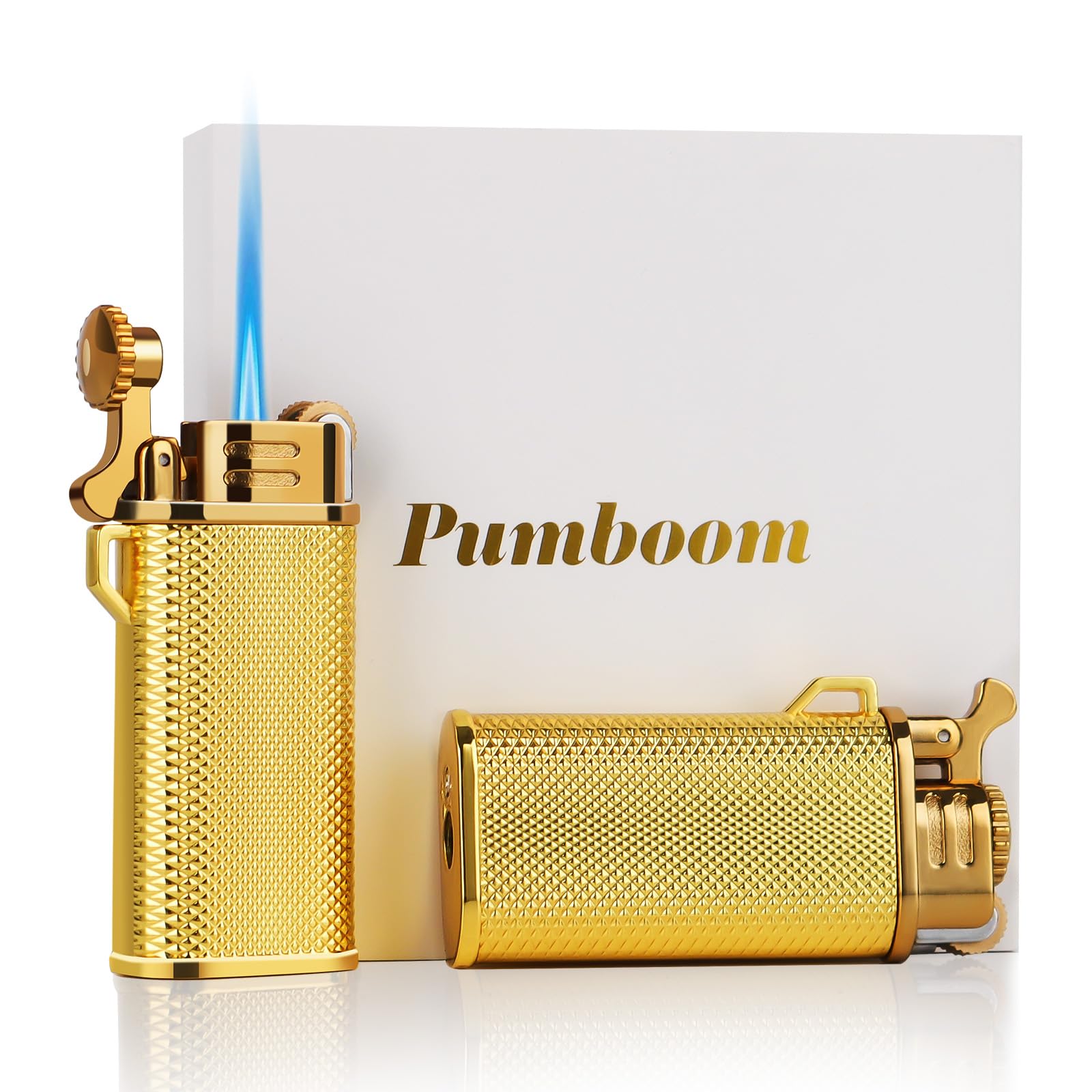 2 Pack Vintage Torch Lighter with Windproof Jet