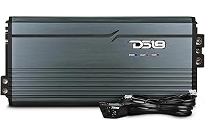 DS18 FRP FRP-5K/TI 1-Channel Amplifier 5000 Watts RMS @ 1-Ohm, Certified Dyno, Compact Full-Range Class D, Monoblock Amplifie