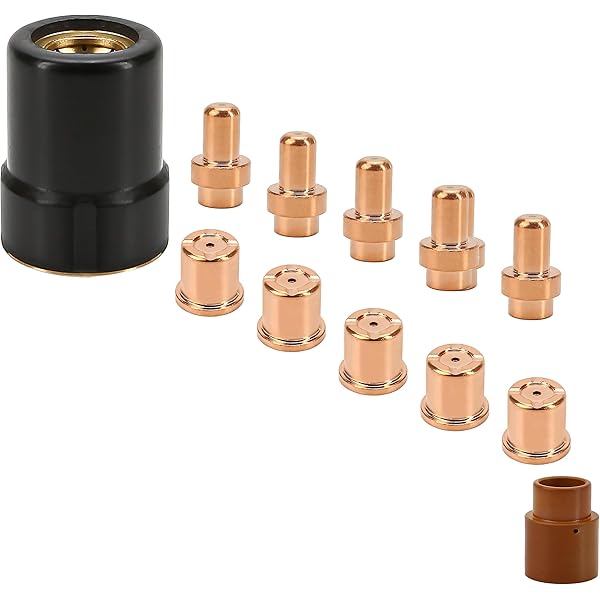 RIVERWELD Têtes Longues à Plasma De Diamètre 1,0, PD0114-10, Adaptées Pour La Torche De Coupe Au Plasma Ergocut S74 Et S75, Paquet De 10