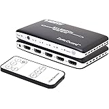 Zettaguard 4K x 2K 4 Port 4 x 1 HDMI Switch with PIP and IR Wireless Remote Control, HDMI Switcher Hub Port Switches (ZW410)