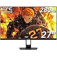 KTC 27'' 280Hz 240Hz Gaming Monitor 1ms GTG 350nits Fast VA 1080P Tilt 126% sRGB Adaptive Sync 4000:1 Contrast Ratio HDR DisplayPort 1.4/HDMI 2.0 VESA