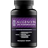 Nugenix PM ZMA - Nighttime Free Testosterone Booster and Sleep Support, 120 Count