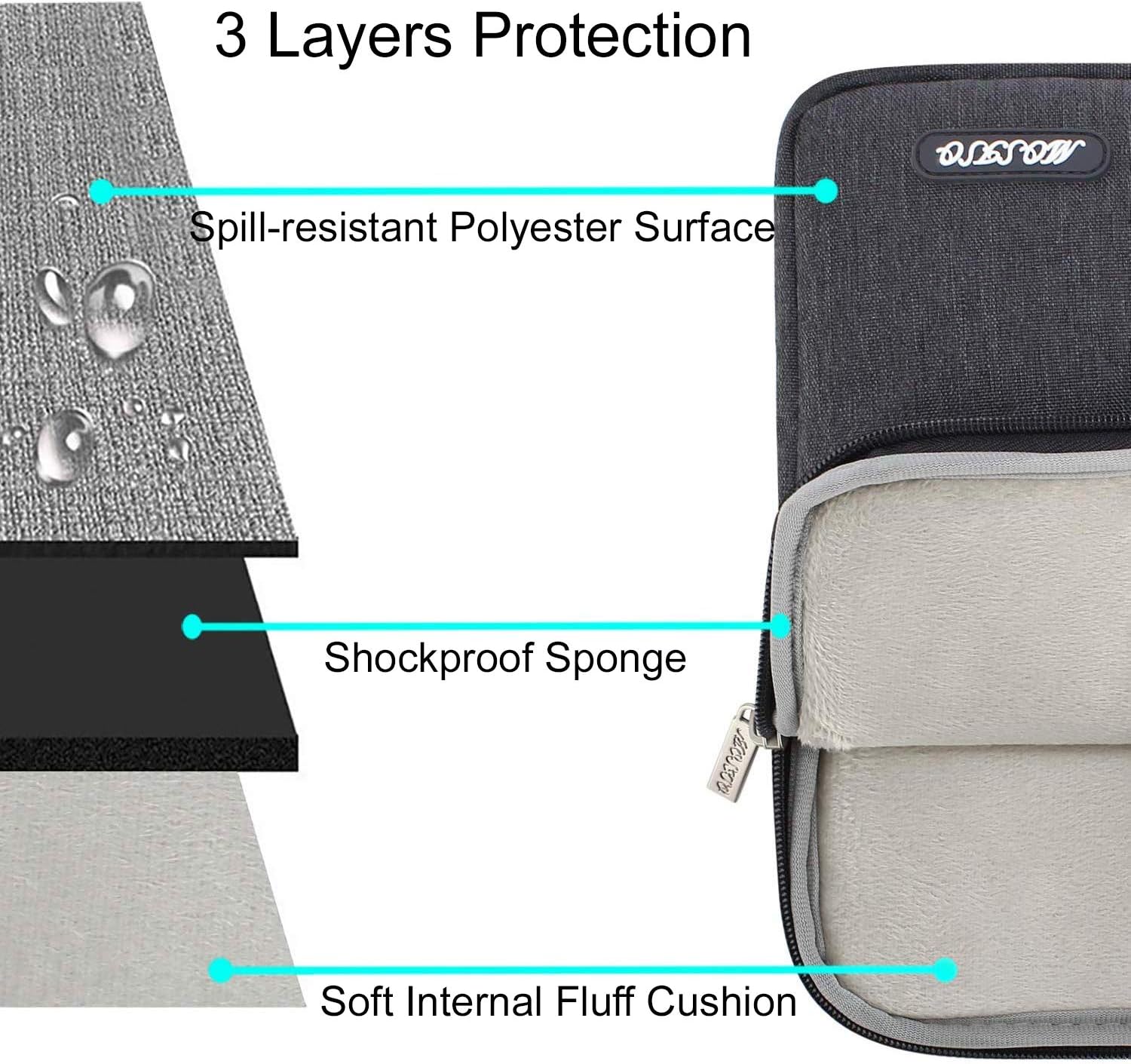 MOSISO Laptop Case 15 inch, 15 inch Laptop Sleeve Compatible with Air M5 A3448 M4 A3241 M3 A3114 M2 A2941 2026-2023, Dell XPS - Image 4