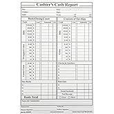 500 Cashier Depot - Cash Report Envelopes HW965S, 6 x 9 Inches, 28lb White Paper, Peel and Seal Flap, for Business Deposits, 500 Count