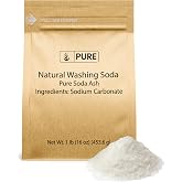 PURE ORIGINAL INGREDIENTS, Washing Soda, 1 Lb | For laundry applications, surface cleaning, and household maintenance