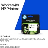 HP N9K08AE 304XL High Yield Black Original Ink Cartridge Pack of 1 view 2