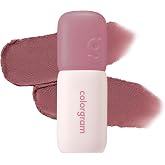 COLORGRAM NUDE BLUR TINT 07 GEEK ROSE | K-Beauty Makeup, Soft-Focus Matte Lip Stain, 2-in-1 Lip &amp; Cheek