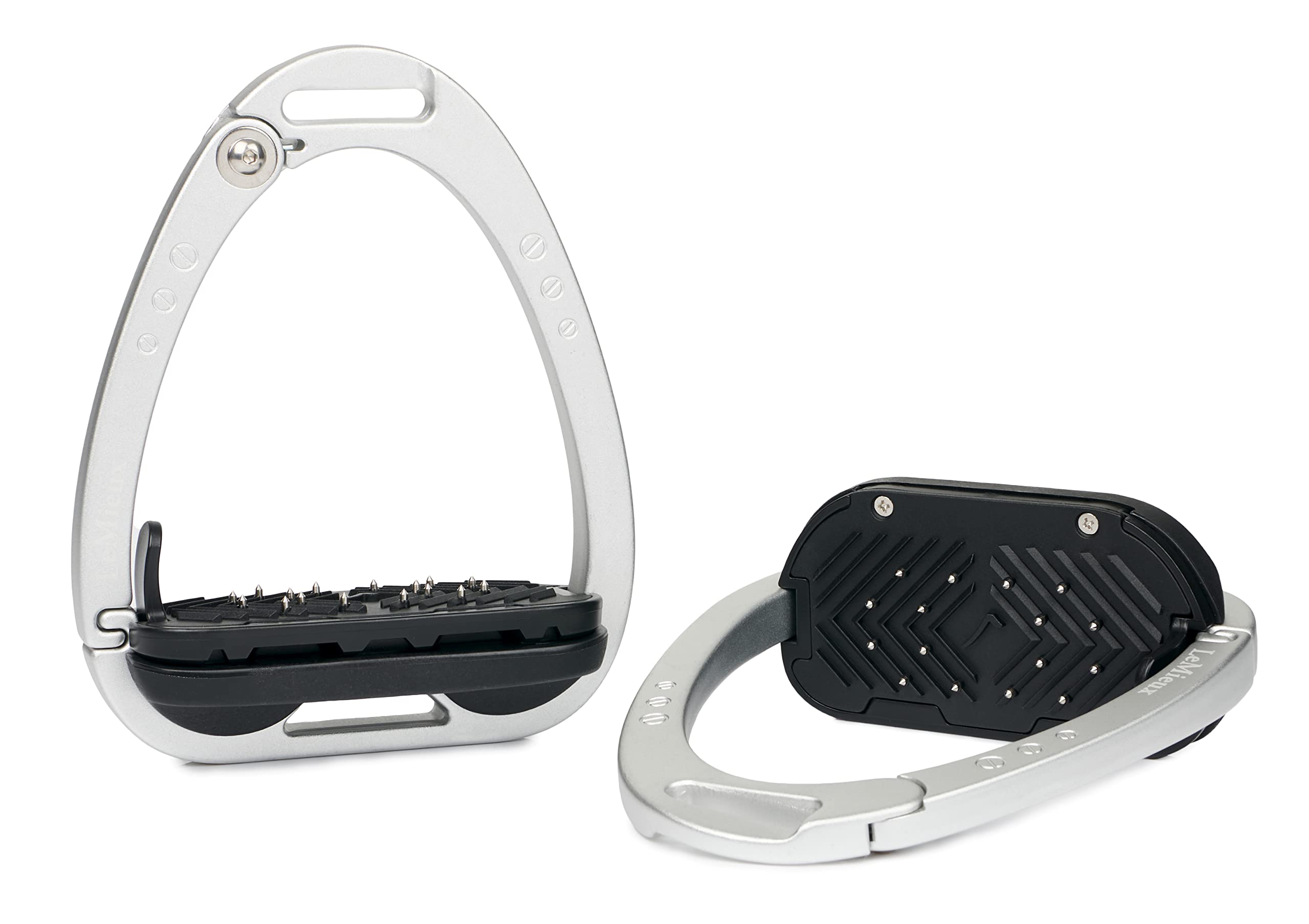 LeMieux Vector Control Stirrup - Aluminium - Aviation Grade Aluminium - Lightweight - Ergonomic Footplate