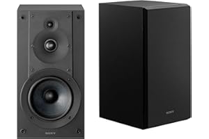 Sony SS-CS5M2 3-Way 3-Driver Hi-res Bookshelf Speakers (Pair), 2025 Model