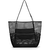 Tainehs Beach Bag - Mesh Tote Bag Beach Vacation Clothes for Women Pool Bag for Travel Pool Family Cruise Essentials 2026