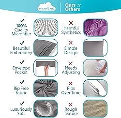 Dreamcare King Pillow Cases Set of 2 - Double