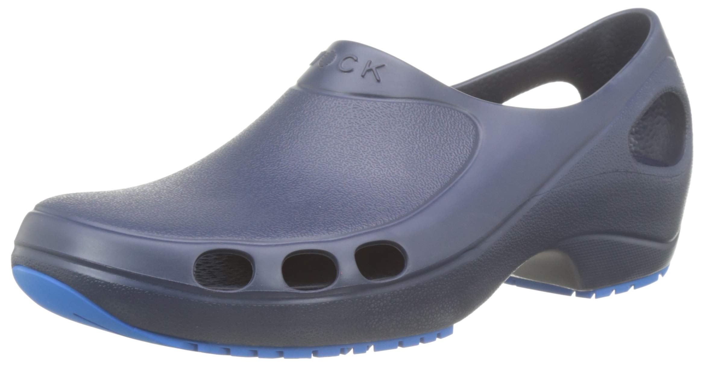 WOCK EVERLITE Plus, Non Slip Work Shoes for Women and Men, the Most Comfortable Work Shoes: Lightweight, Antistatic and Breathable Navy Blue