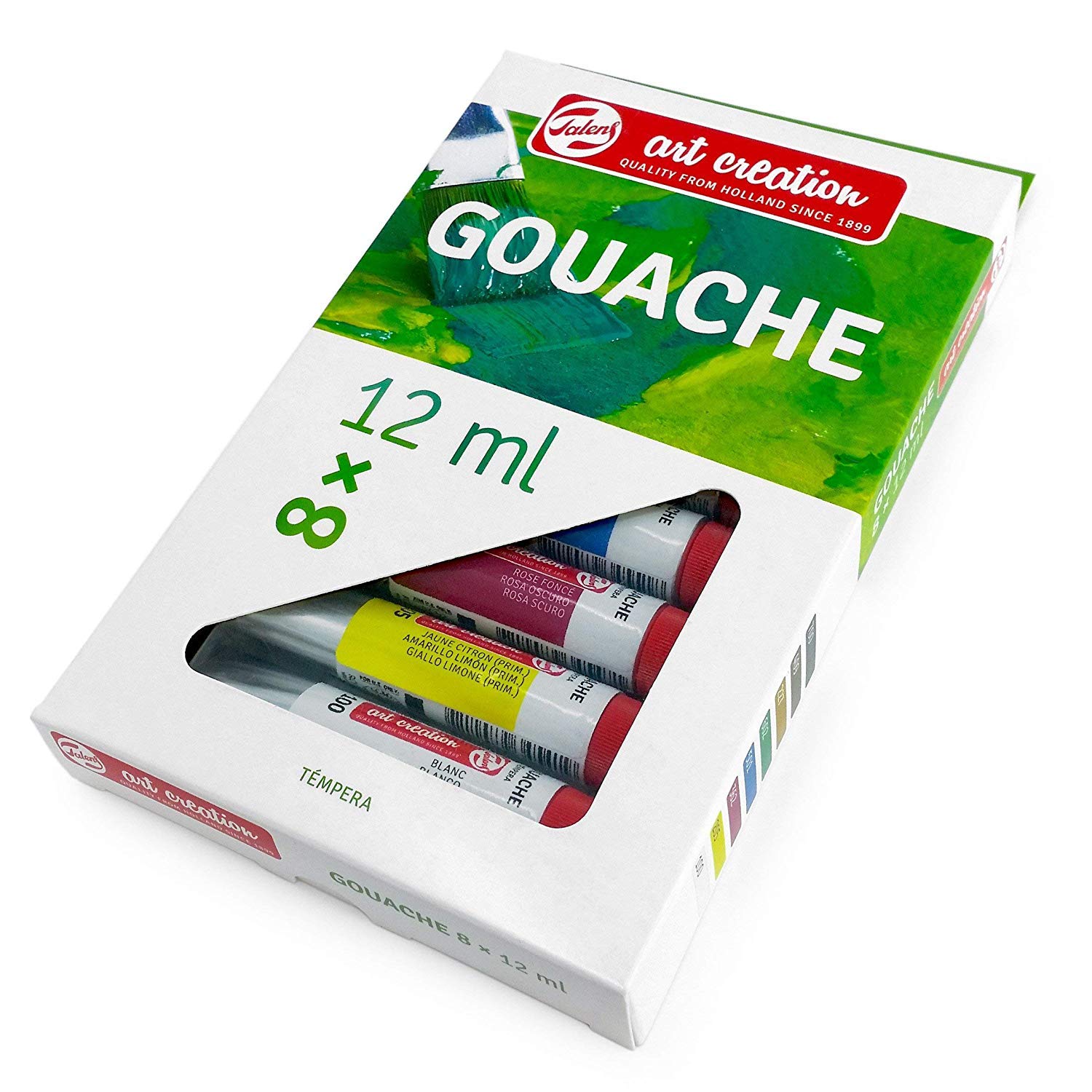 Art Creation Royal Talens Gouache Paints Set - 8 x 12ml Tubes