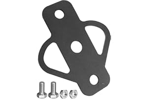 Trailer Hitch Adapter Compatible with 3/4" Shaft, 5/8" Trailer Ball Pin Steel Receiver Hook Mount Fit for Bolt for ATV Lawn M
