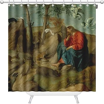 Amazon Com Mugod Child In The Wilderness Shower Curtains Italian
