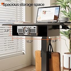 JOY worker Height Adjustable Rolling Laptop Desk