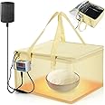 Baderke Versatile Dough Proofer with Heater Bread Proofer Warming Box and Mat Sourdough starter for Fermenting Precise Temperature for Making Bread Pizza Baking Yogurt Kombucha