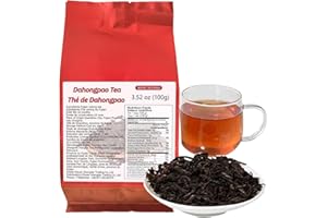 Da Hong Pao��3.52 oz��Roasted Oolong Tea Loose Leaf - Fujian Wuyi Rock Oolong Tea Dahongpao Big Red Robe - Chinese High Mountai