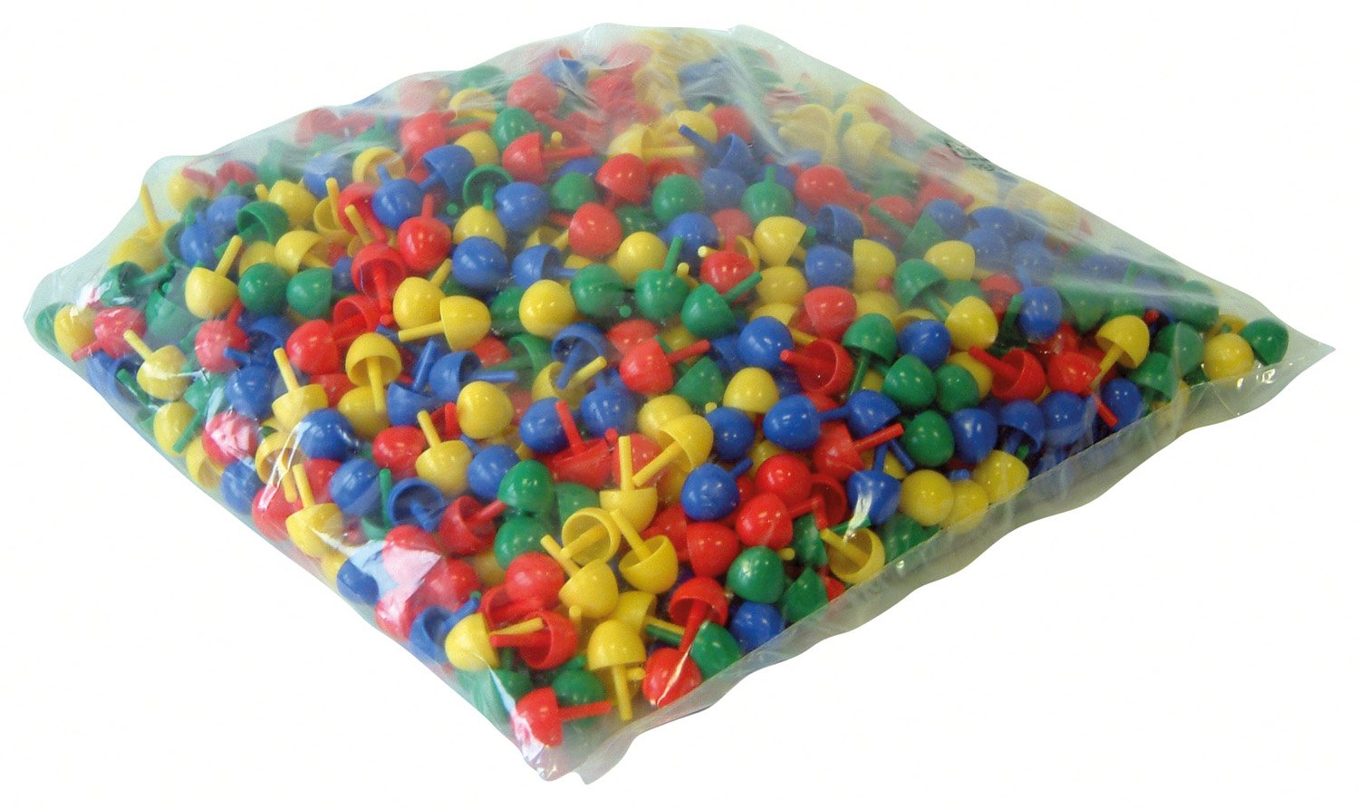 SIMM Spielwaren Lena 35024 Mosaic Plug Colour, 15 mm, Pack of 1000